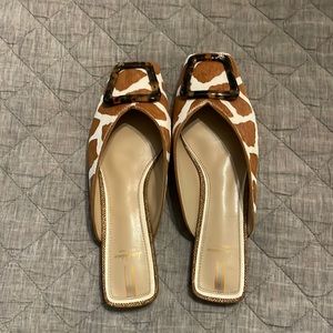 Sam Edelman calf hair mules